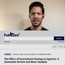 Intermittent Fasting and Metabolic Regulations